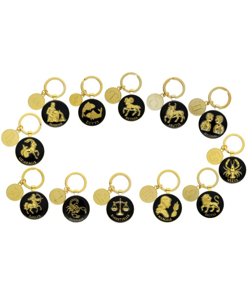 Raktų pakabukas su Zodiako ženklu